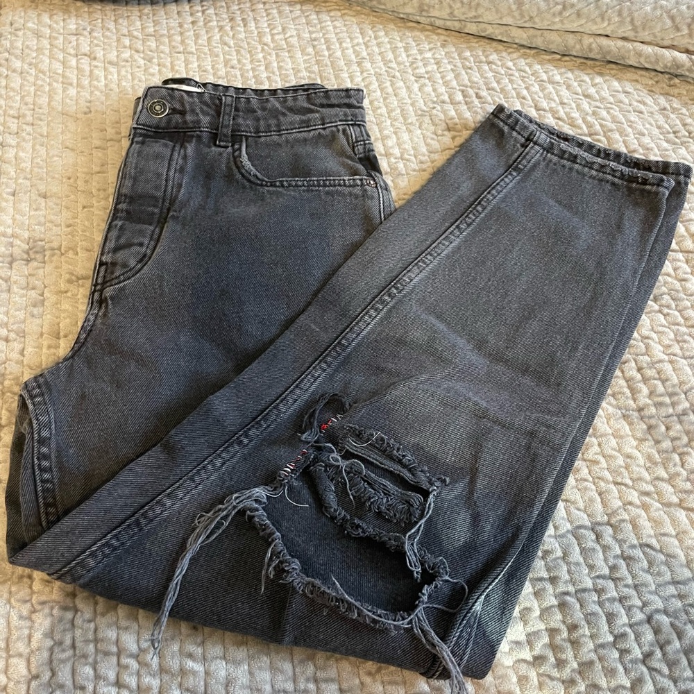 Women free people distressed jeans
